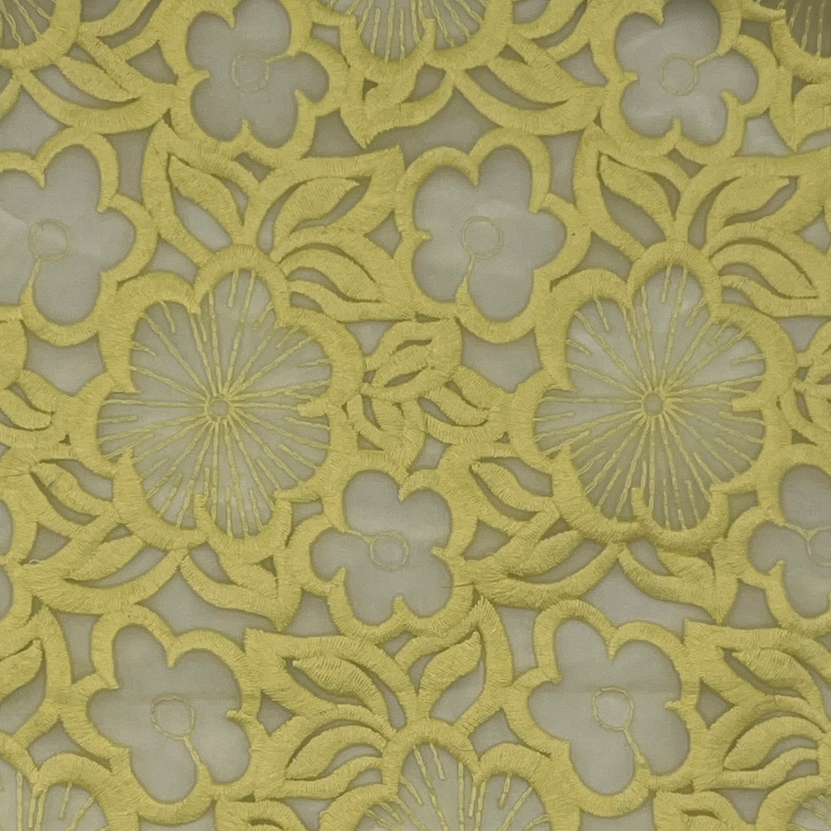 Organza Bordada Floral