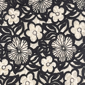 Organza Bordada Floral